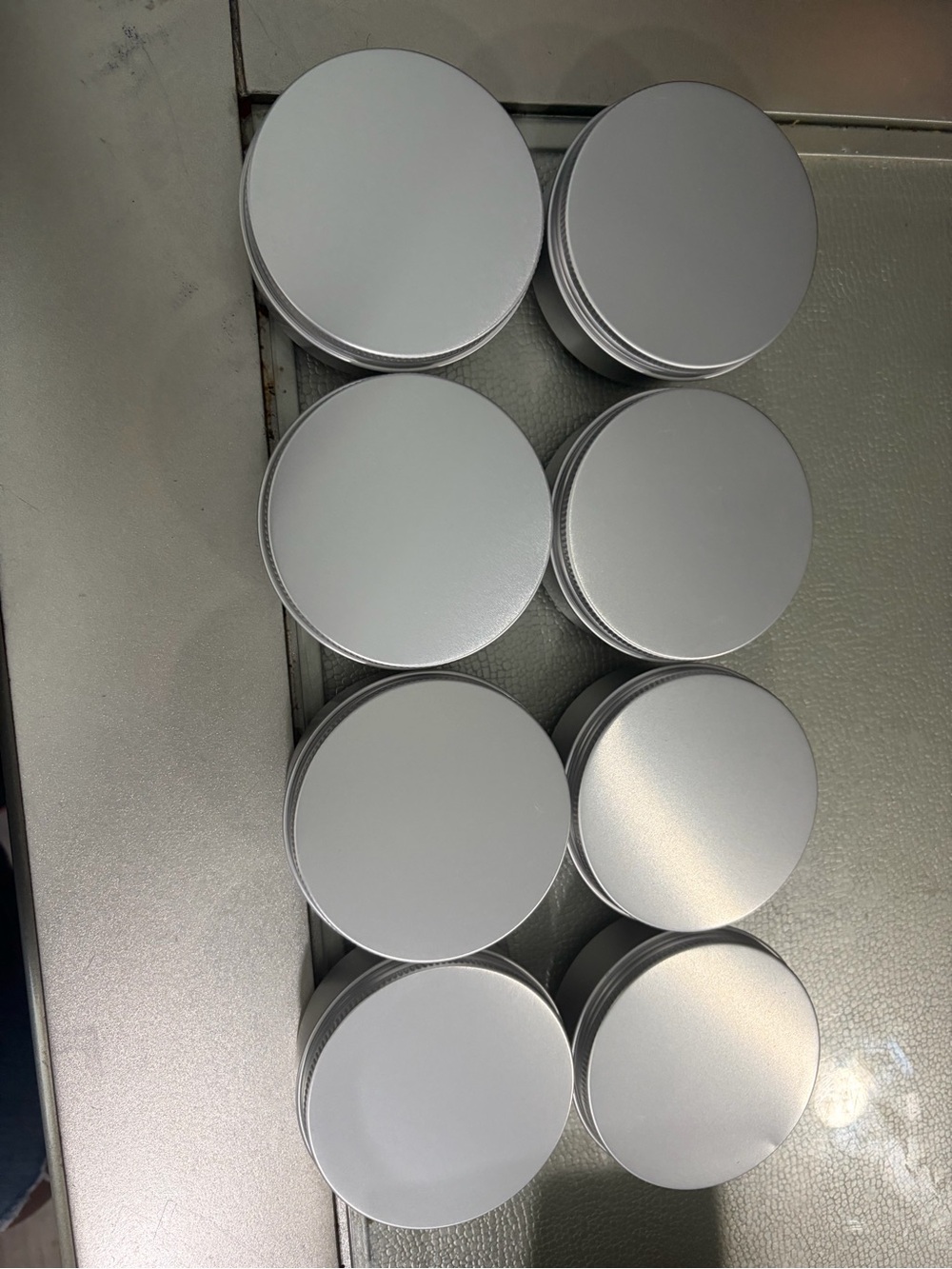 Silver Aluminum Storage Tins - Home Accents